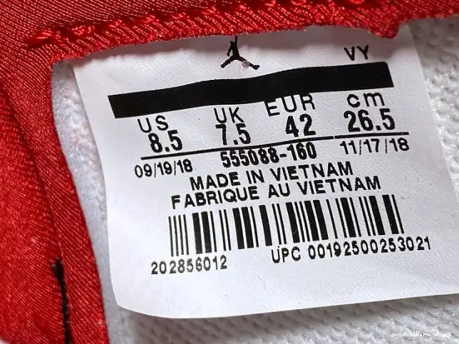 Cheap High OG Retro 1 Red Air Jordan Gym 555088-160 